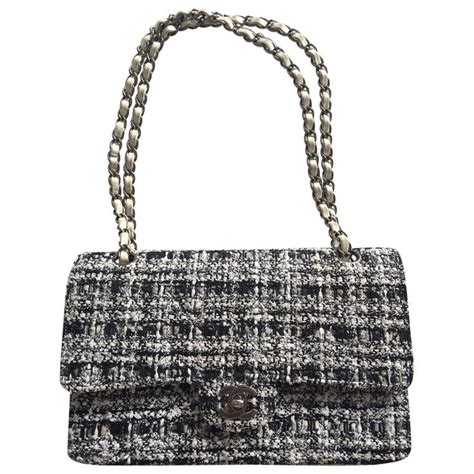 Chanel tweed handbags value